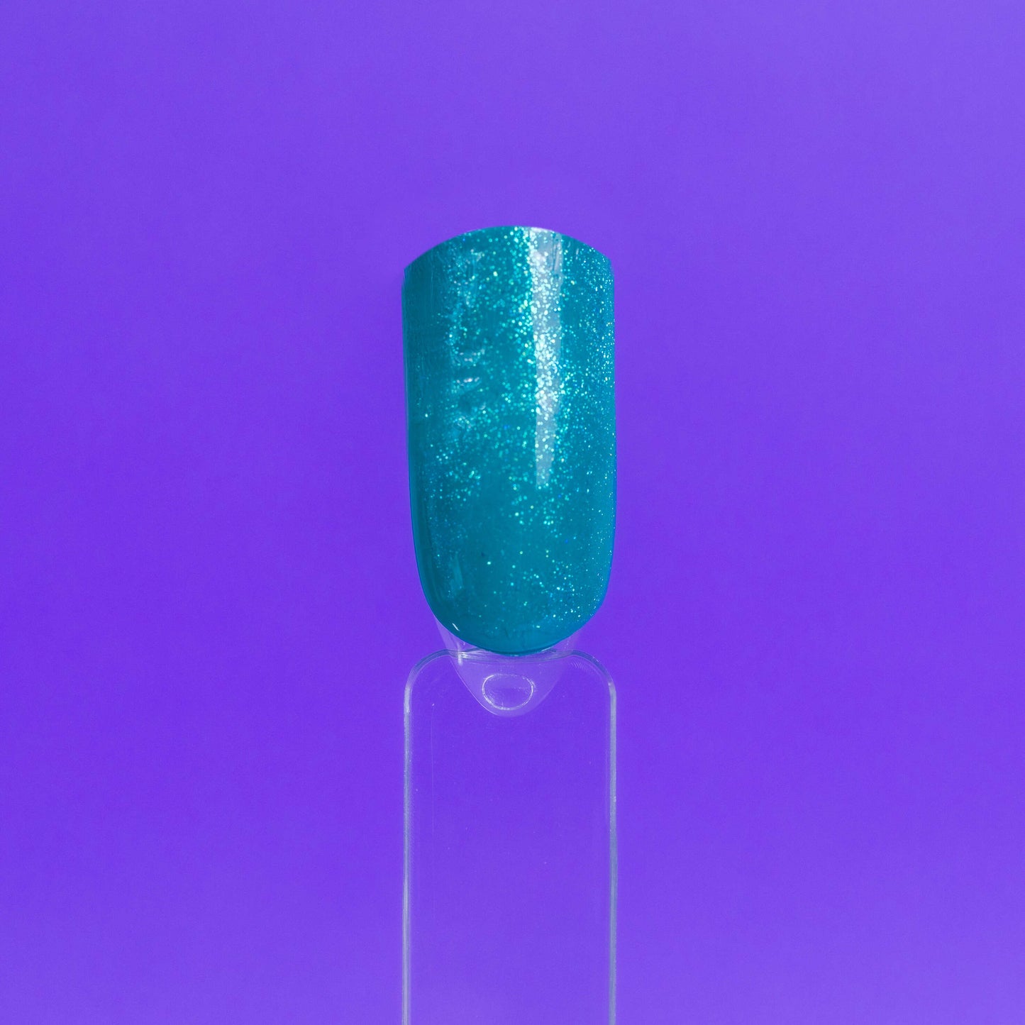 Resultaat Ice Glitter op een nagel wrap 